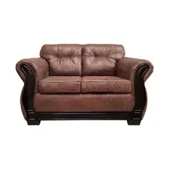 AMERICA DECORA - Sofá Con Respaldo Confortable 2 Personas Taurus Envejecido