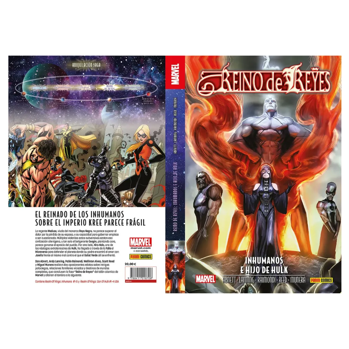 PANINI - Aniquilación Saga N°25 - Reino de Reyes Inhumanos e Hijo de Hulk