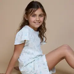 SIMPLY B - Pijama corto bajo del mar niña