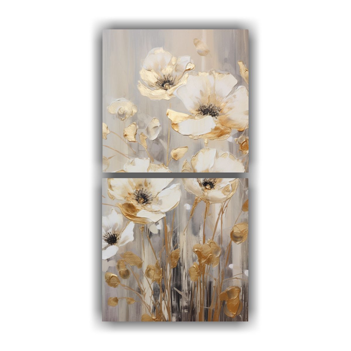 GENERICO - Pintura En Lienzo Estilo Dos Cuadros Vanguardia 50x100 Cm