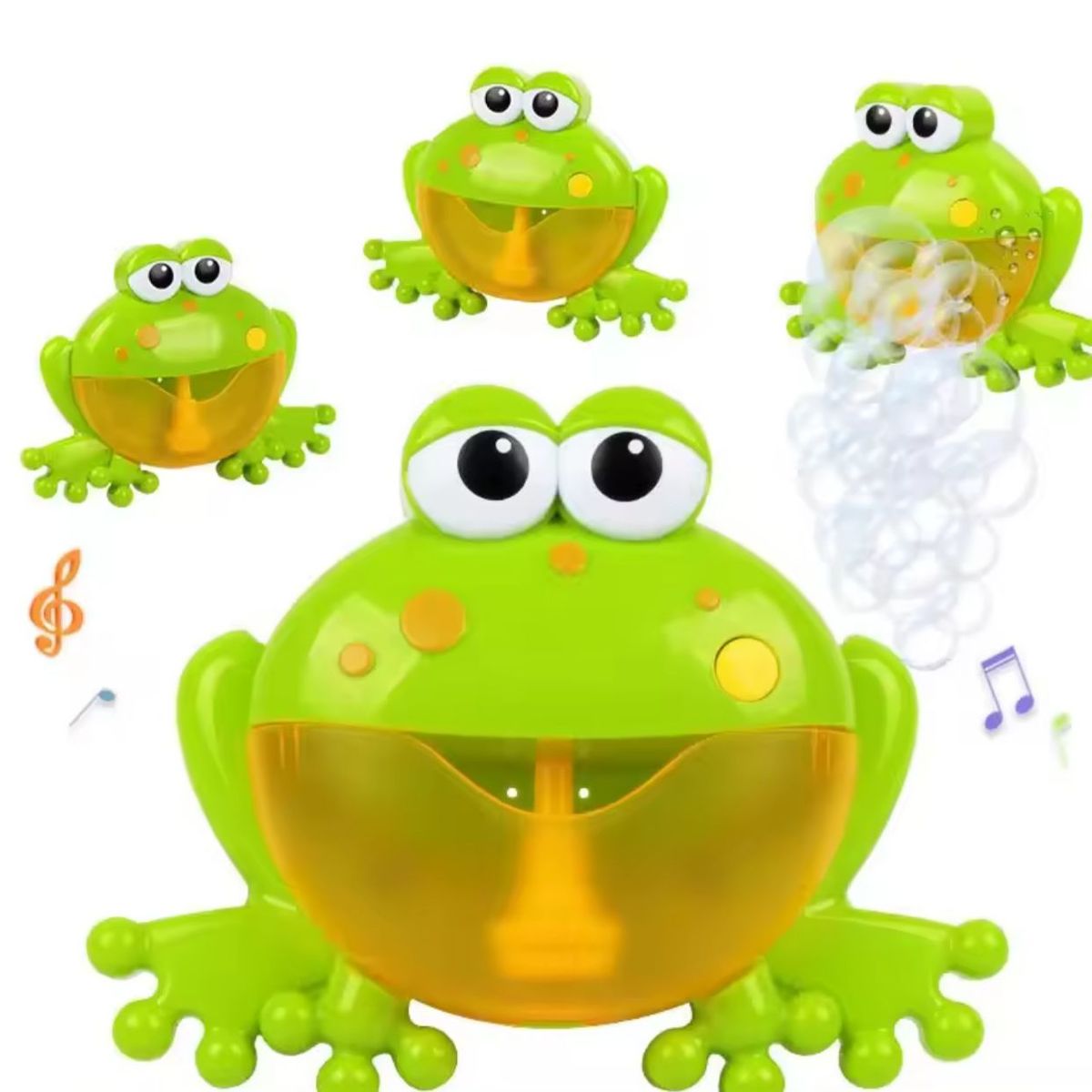 GENERICO - Rana Juguete Infantil Para Baño Con Lanzador De Burbujas Automático