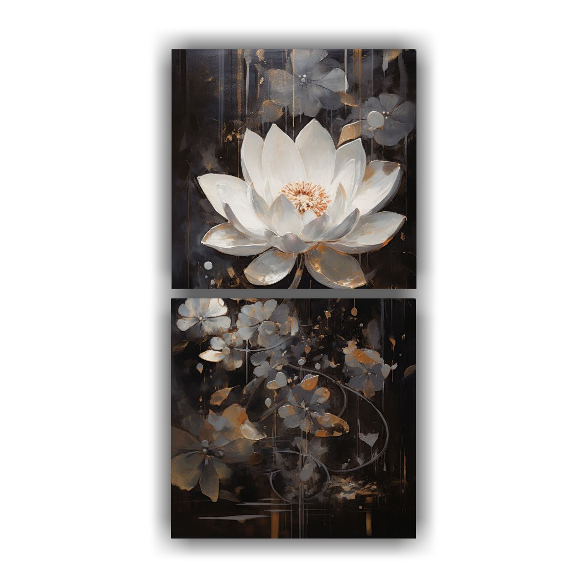 GENERICO - Pintura En Tela Sublimada Enigmatico Estilo Loto 30x60 Cm