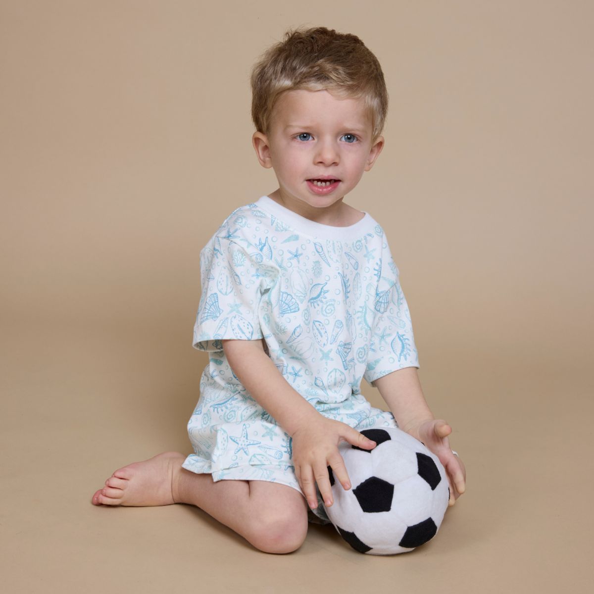 SIMPLY B - Pijama corto bajo del mar niño