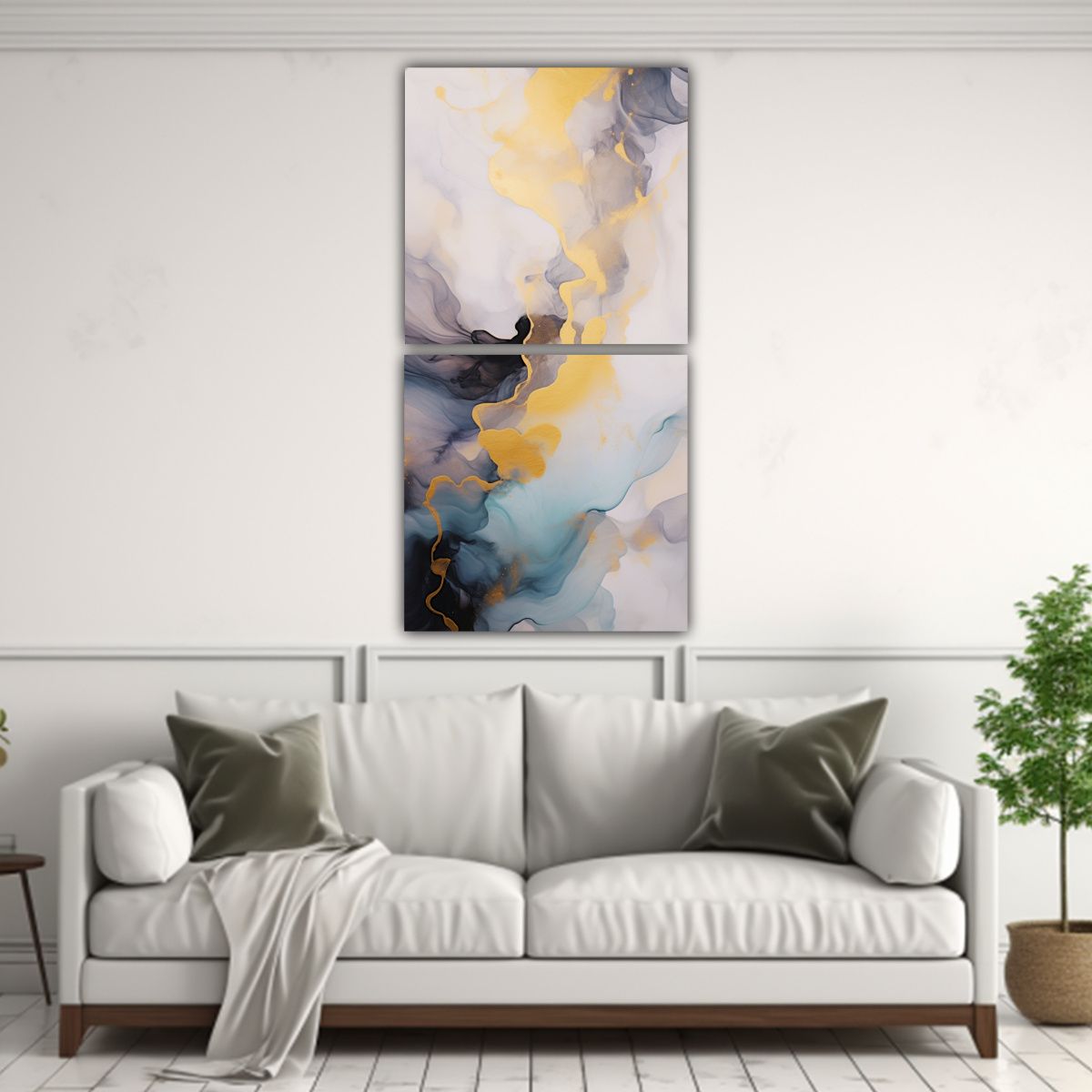 GENERICO - Pinturas Decorativas Modernas Con Textura Suave Y 20x40 Cm