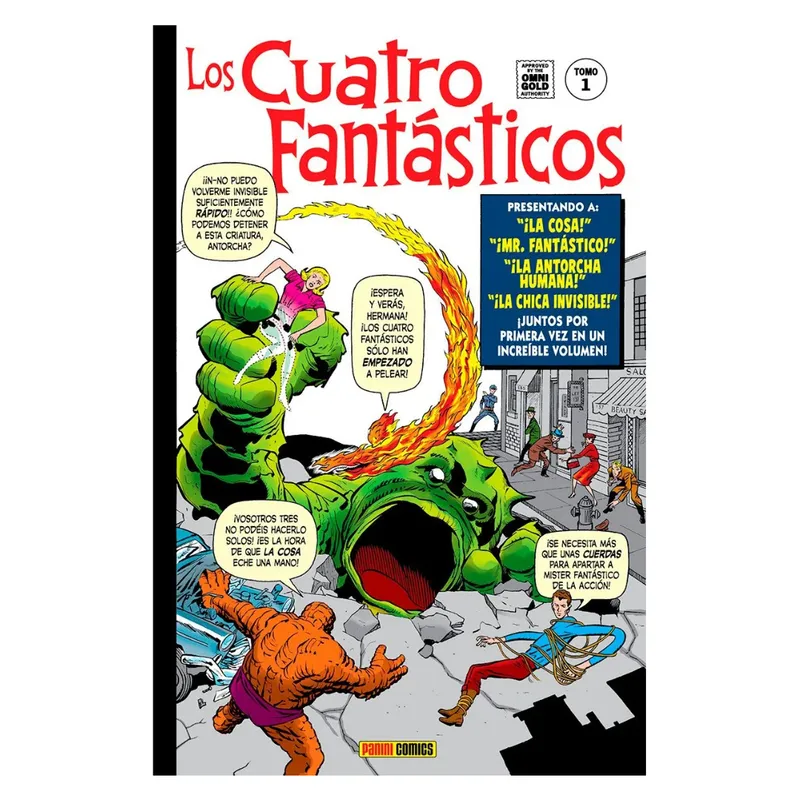 PANINI CHILE - Marvel Gold - Los Cuatro Fantásticos N°1