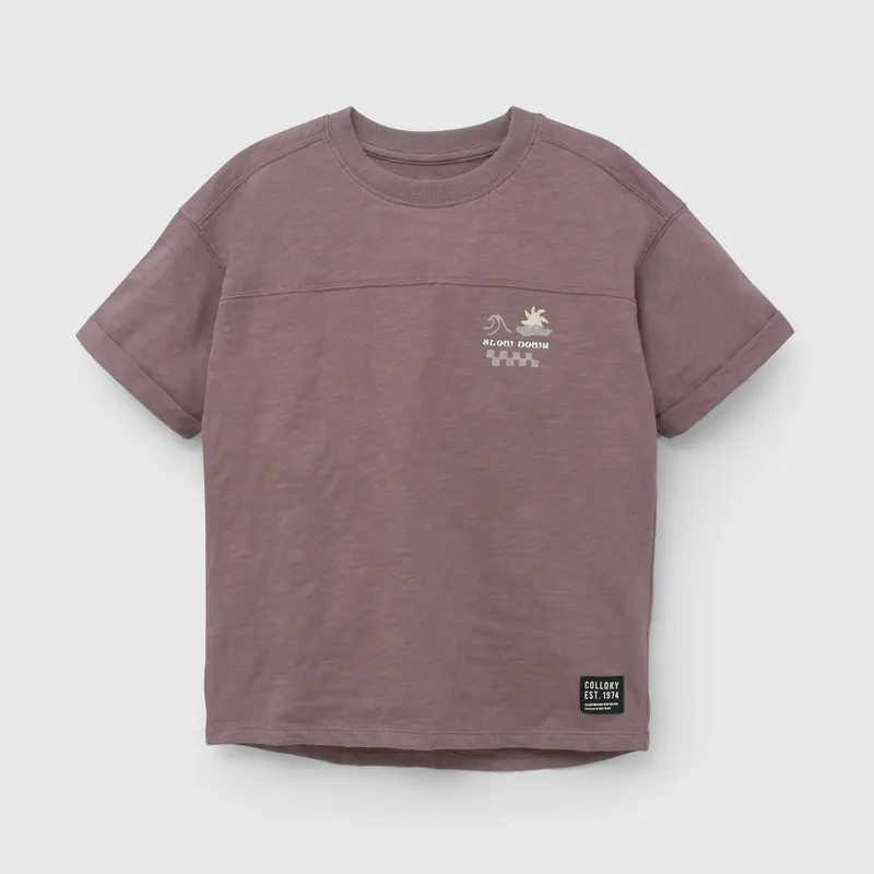COLLOKY - Polera Niño Morado 58020 Colloky