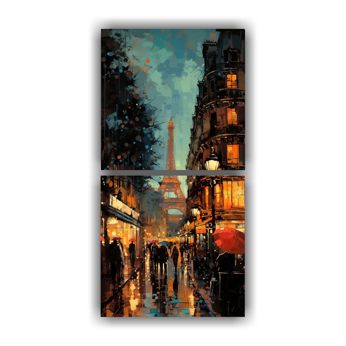 GENERICO - Artes De Pared Colores Abstractos Para 40x80 Cm