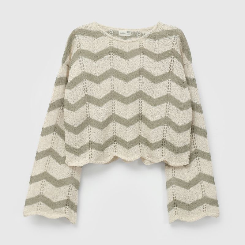 COLLOKY - Sweater Niña Verde 58041 Colloky