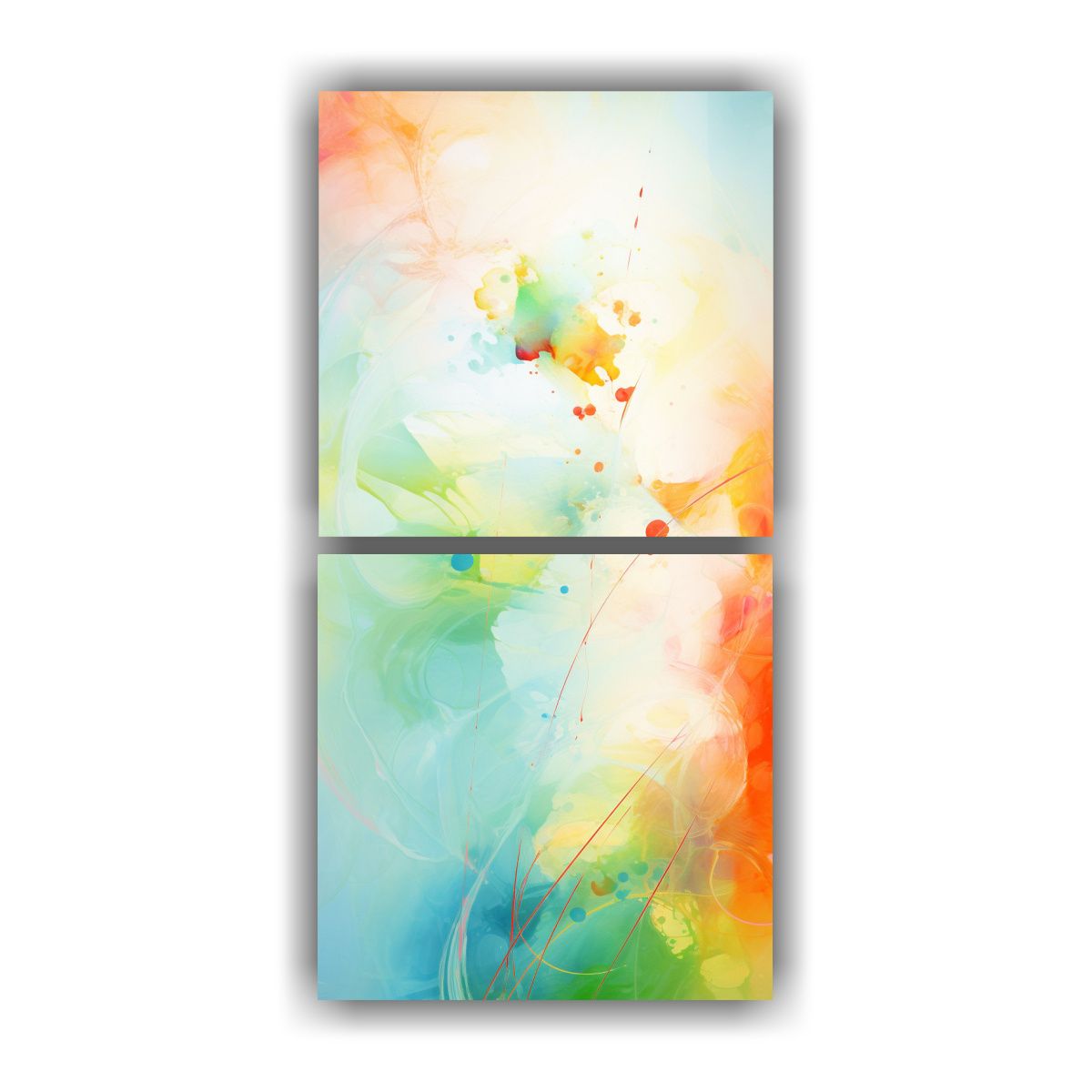 GENERICO - Cuadros Alta Calidad Abstracto Verano Extraño 30x60 Cm