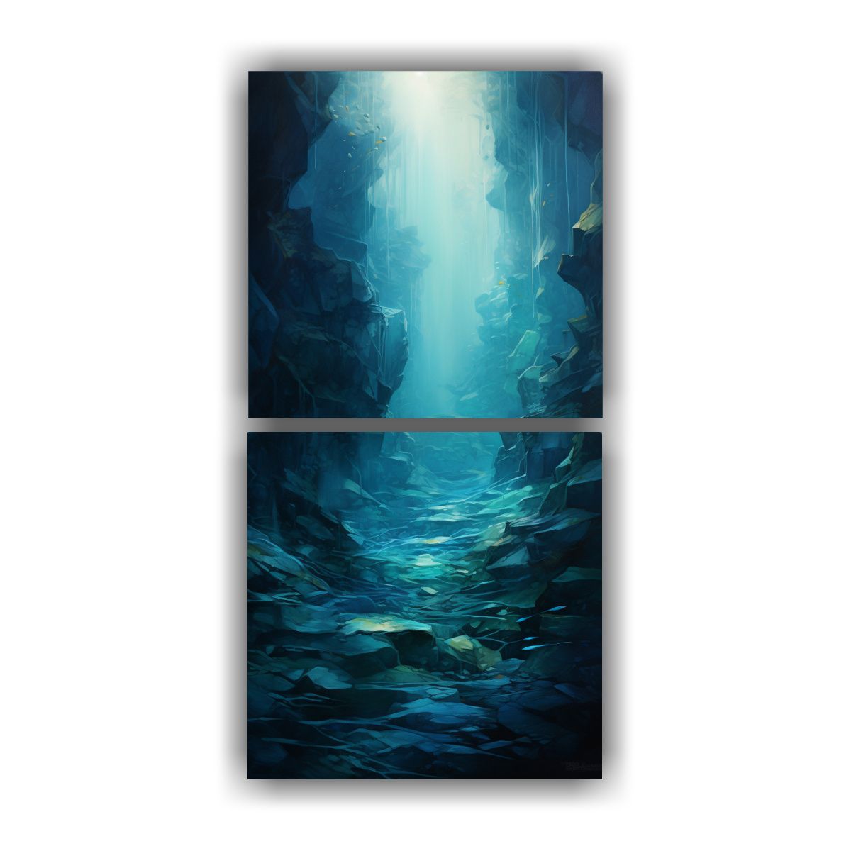 GENERICO - Artes Pared Tonos Alegría Belleza Enigmática 40x80 Cm