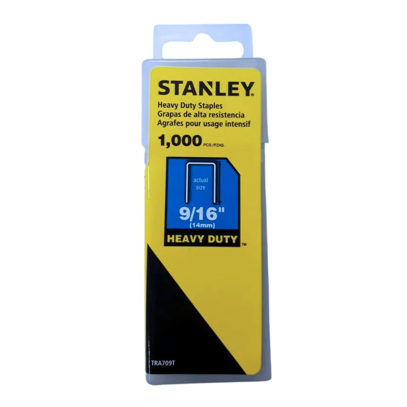 STANLEY - Grapas Stanley T50 9/16 (14mm) Caja 1000 Unidades TRA709T