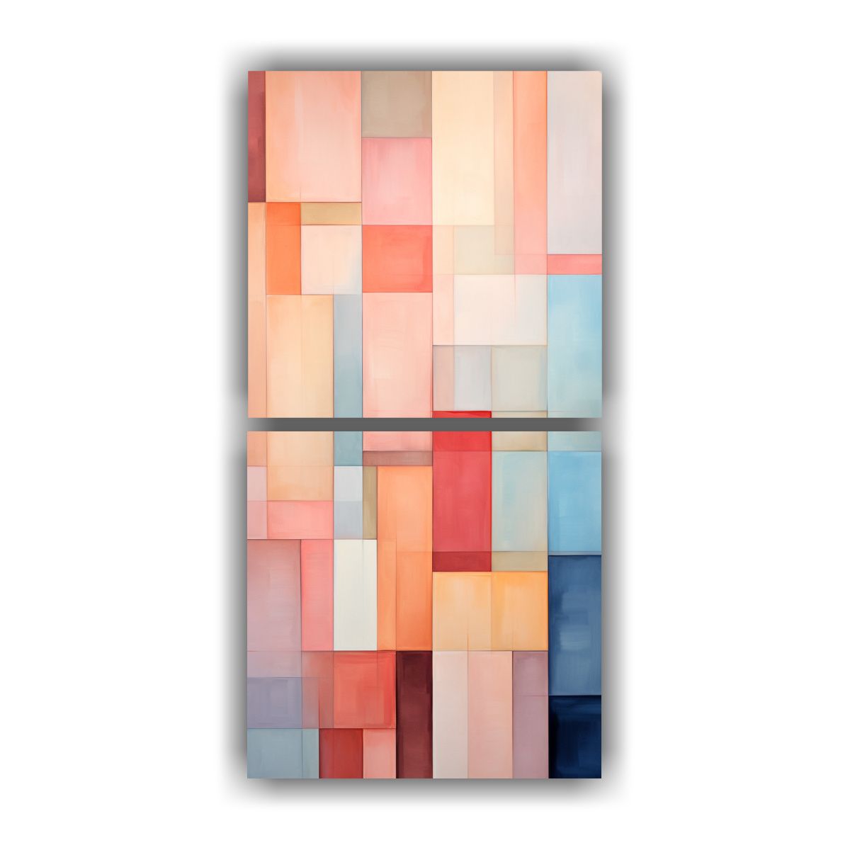 GENERICO - Cuadros Vanguardia Alegría Geométrica NY 50x100 Cm