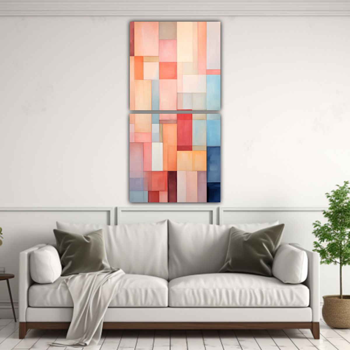 GENERICO - Cuadros Vanguardia Alegría Geométrica NY 50x100 Cm