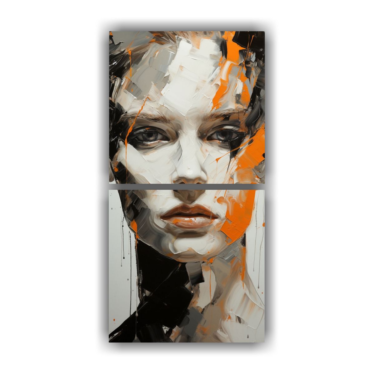 GENERICO - Pinturas Decorativas En Bastidor Con Contornos 20x40 Cm