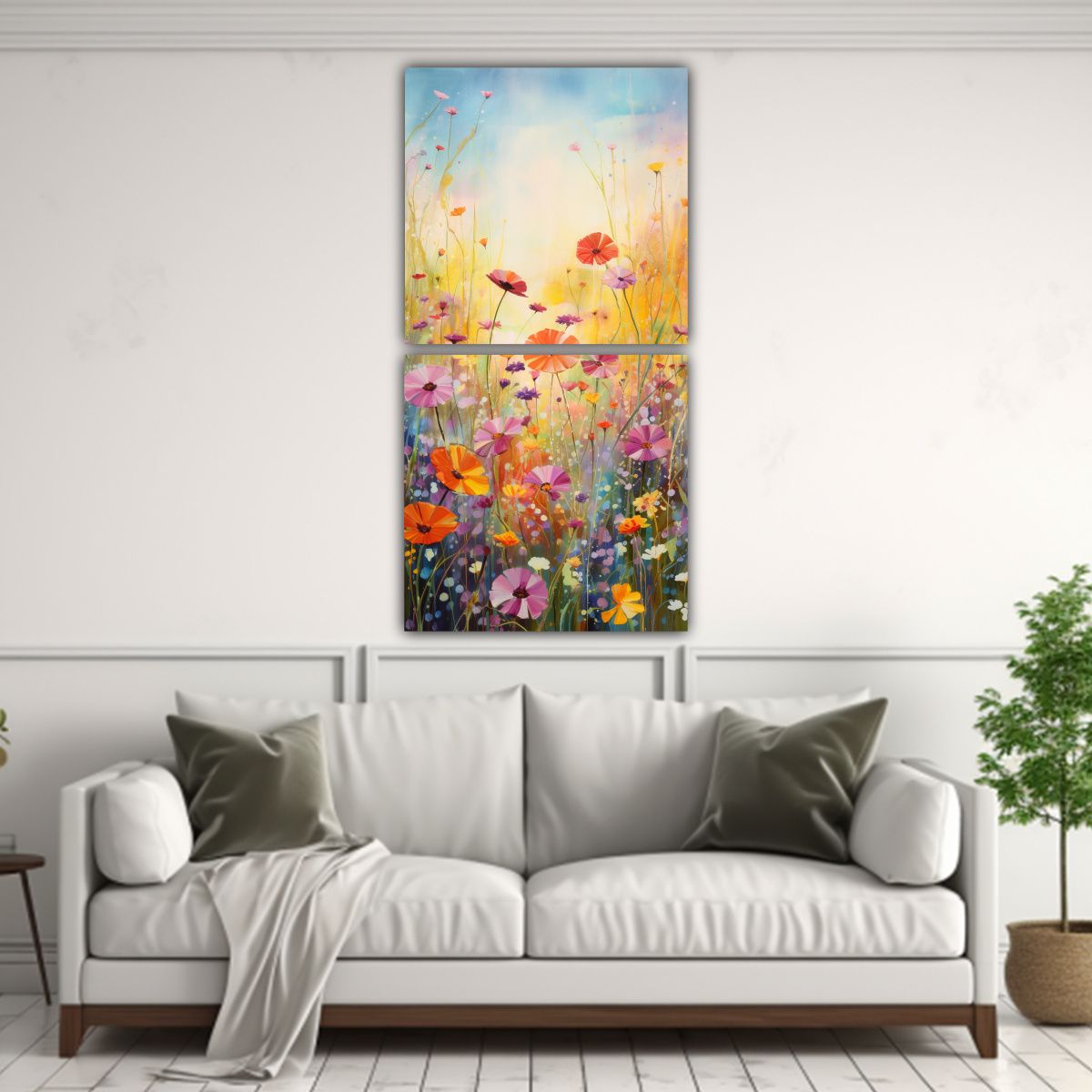 GENERICO - Pinturas Decorativas Temática Moderna Con 60x120 Cm