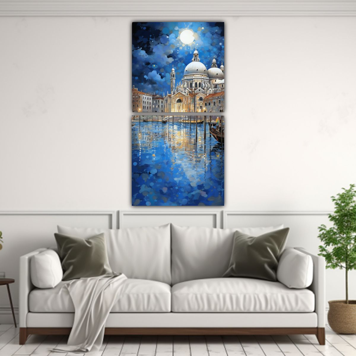 GENERICO - Pinturas Abstractas En Tela Con Diseños 60x120 Cm