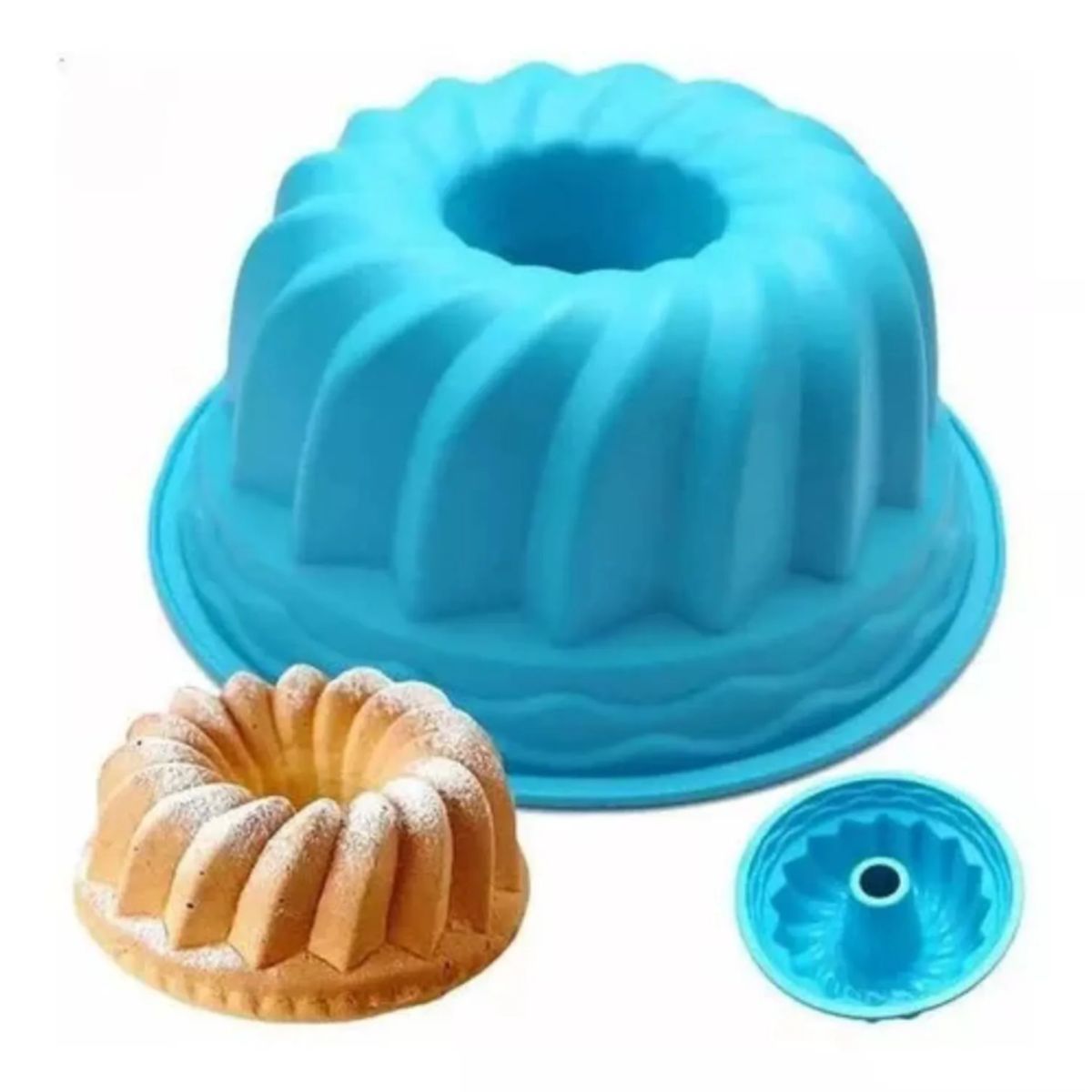 GENERICO - Molde De Silicona Para Queque Forma Corona