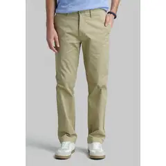 FEROUCH - Pantalón Twill Without Pleats L/31 Business Beige