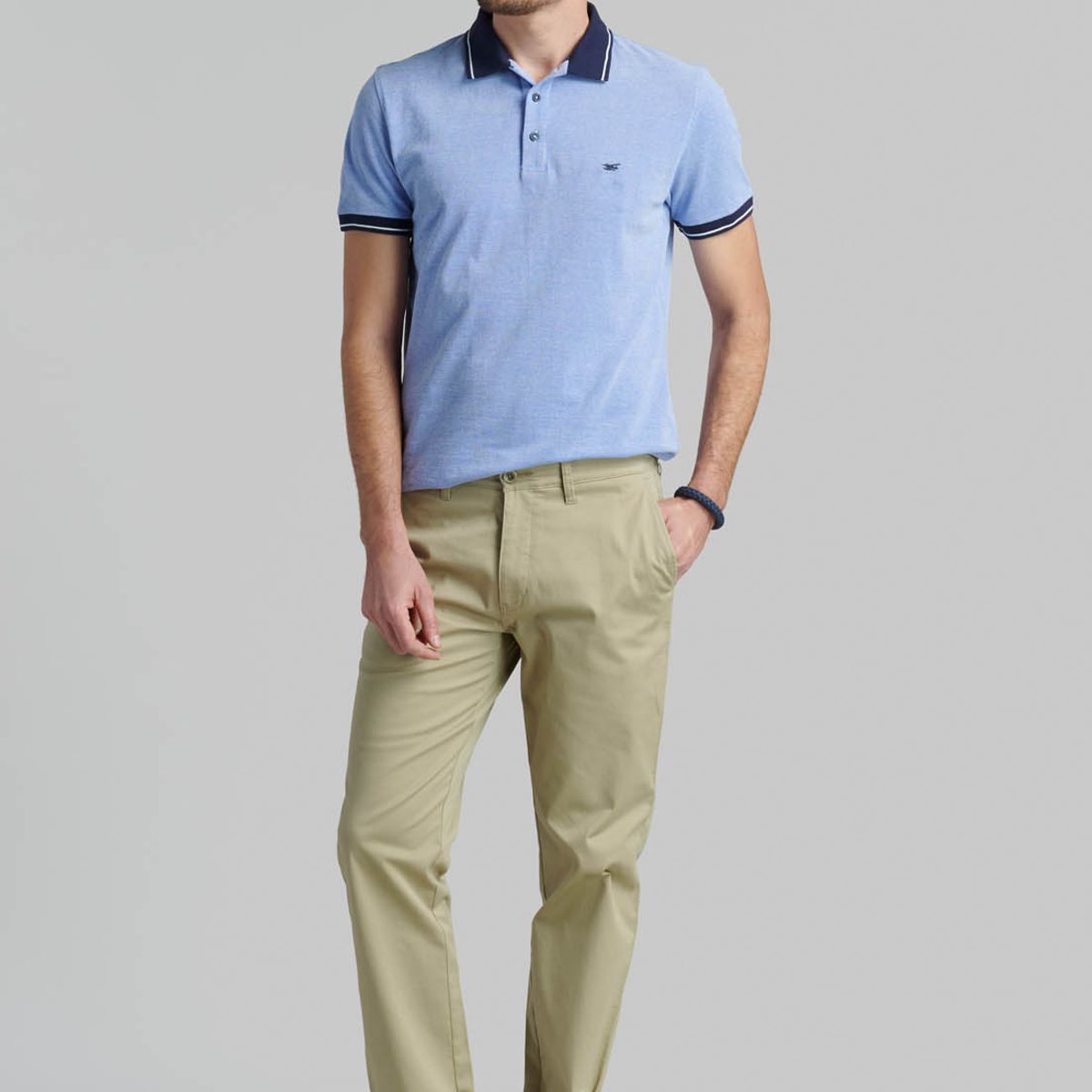 FEROUCH - Pantalón Twill Without Pleats L/31 Business Beige Ferouch