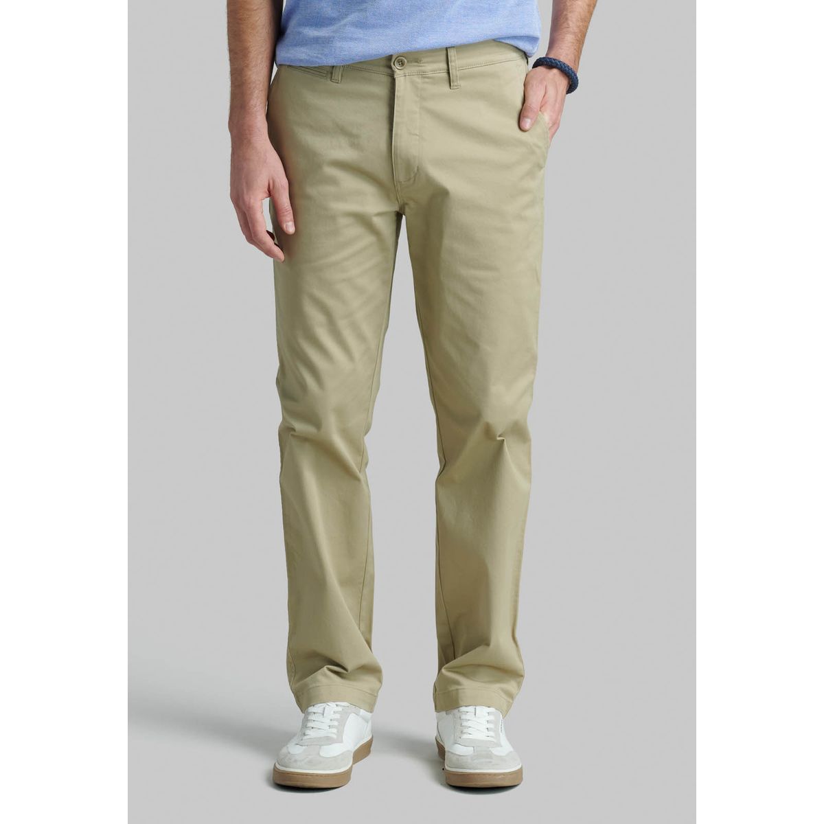 FEROUCH - Pantalón Twill Without Pleats L/31 Business Beige Ferouch