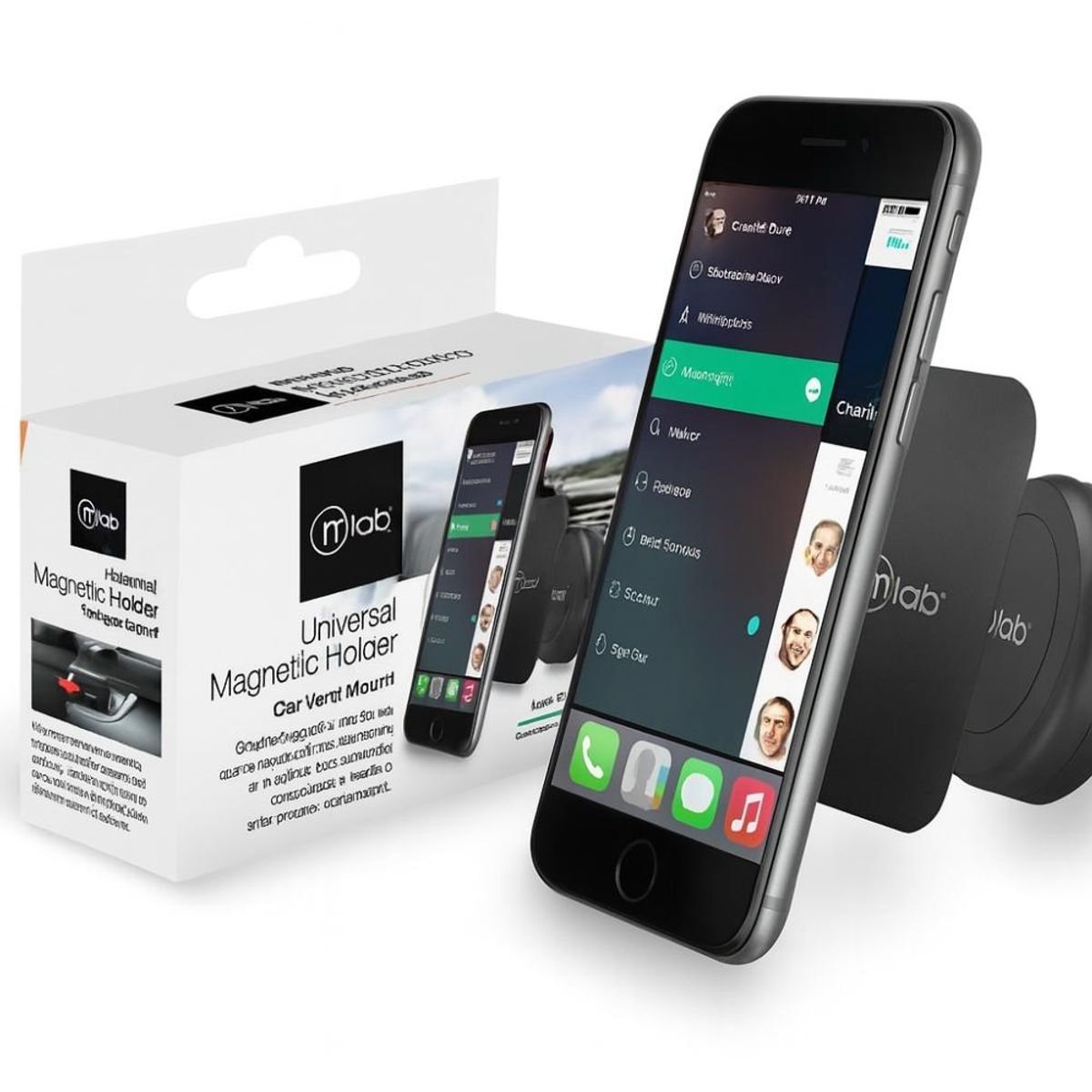 MLAB - Soporte Magnético Universal Mlab para Celular en Auto