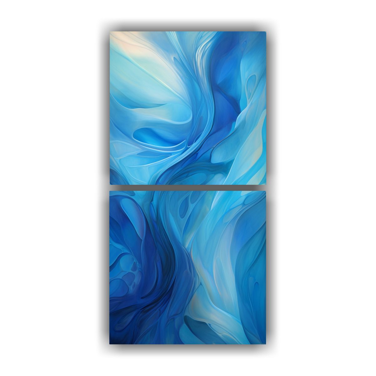 GENERICO - Set 2 Lienzos De Tela Inspiración Para Cuarto 40x80 Cm