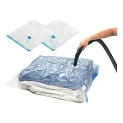 GENERICO - Pack 12 Bolsa Al Vacio Comprimir Prendas Ropa Al Vacío 80x110