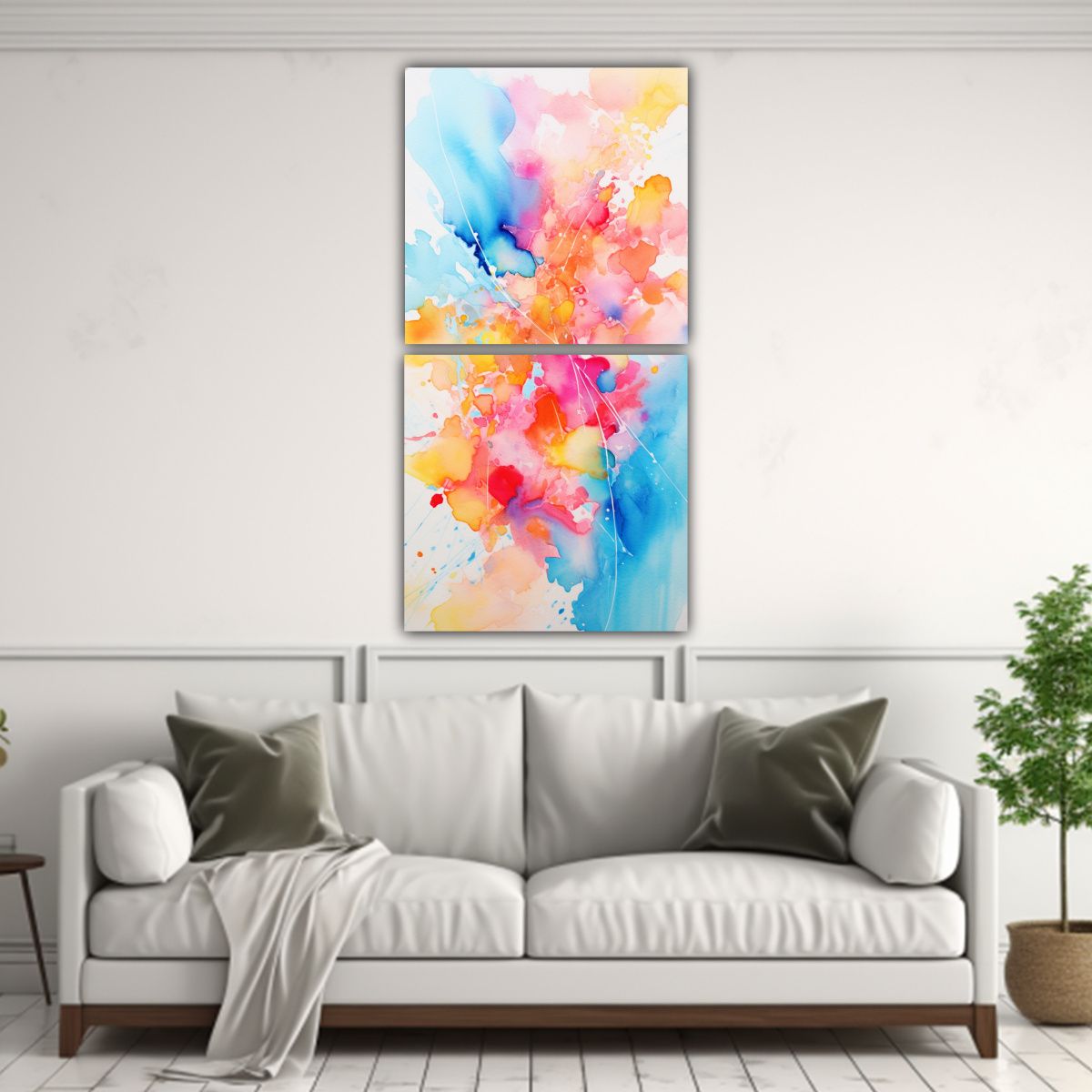 GENERICO - Pinturas De Decoración Inspiradas En La 60x120 Cm