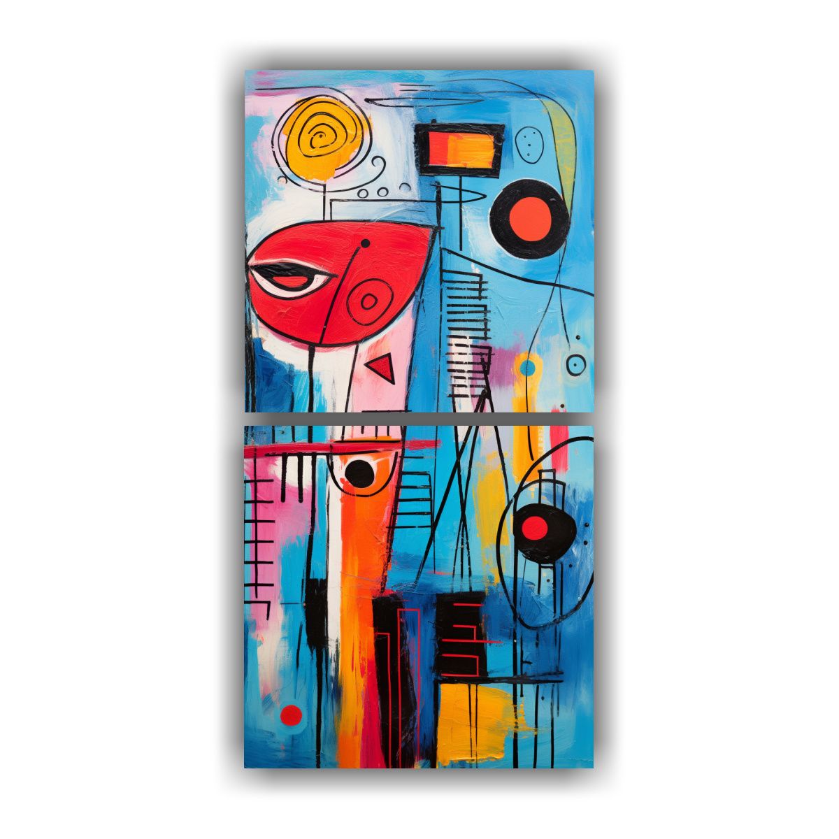 GENERICO - Pinturas Decorativas Modernas De Composición 50x100 Cm