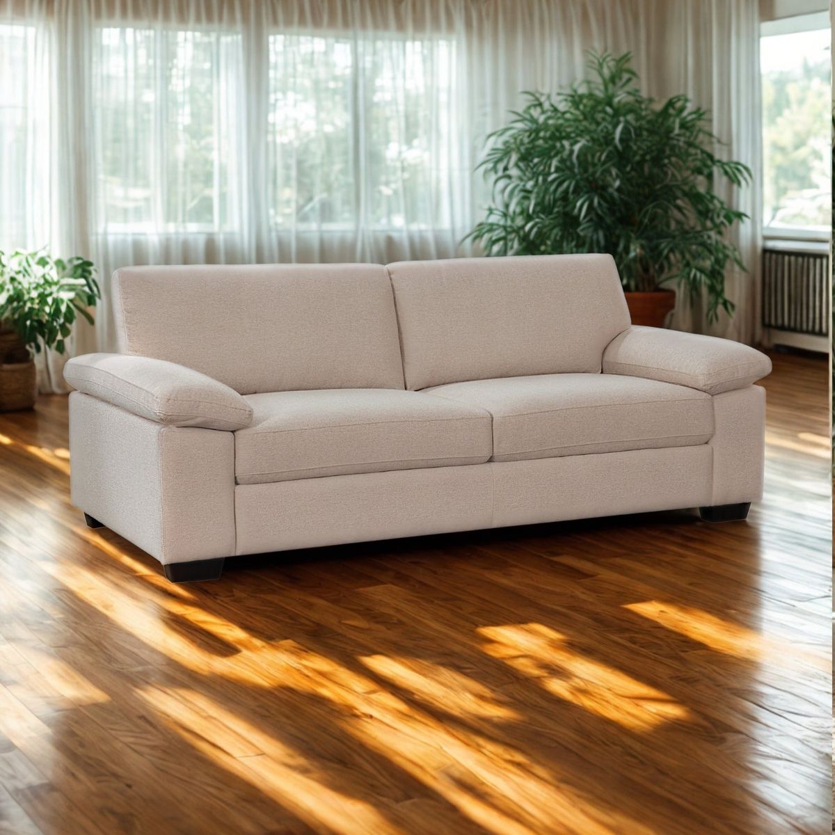 DIB - Sofá Parma 3 Cuerpos Beige