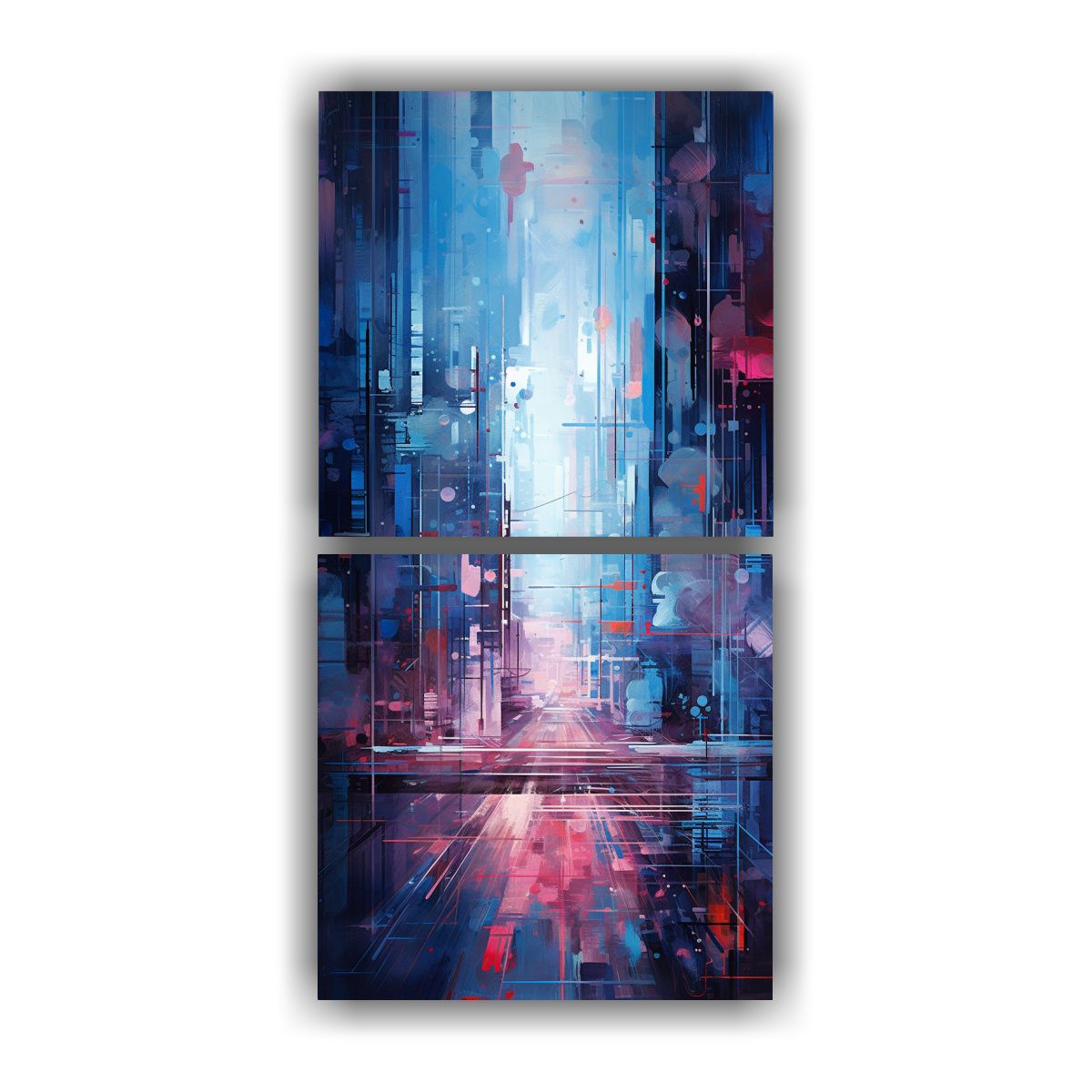 GENERICO - Pinturas De Decoración Espacio Abstracto 20x40 Cm