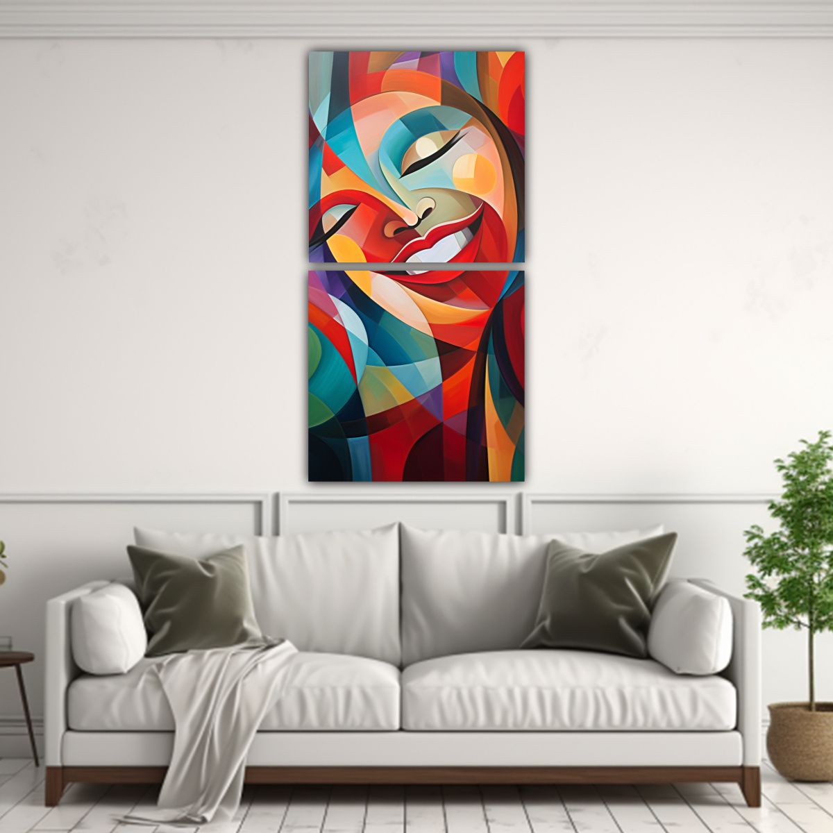 GENERICO - Pinturas Abstractas De Emociones En Colores 40x80 Cm