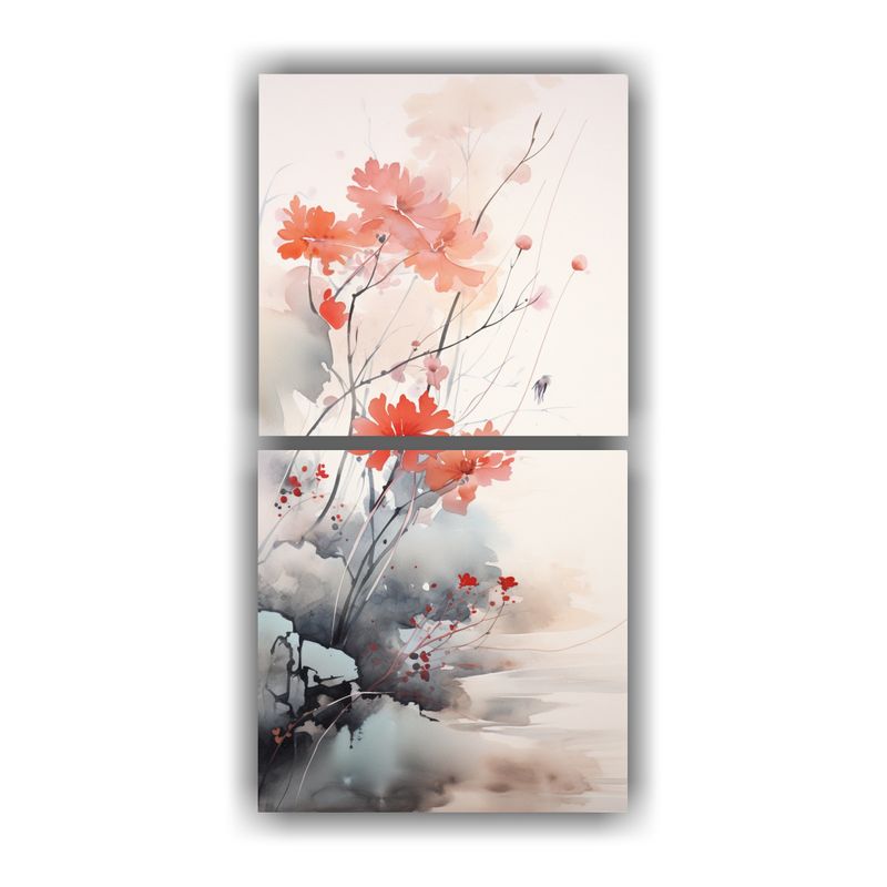 GENERICO - Reinterpretación Luminosa De Pintura China En 50x100 Cm