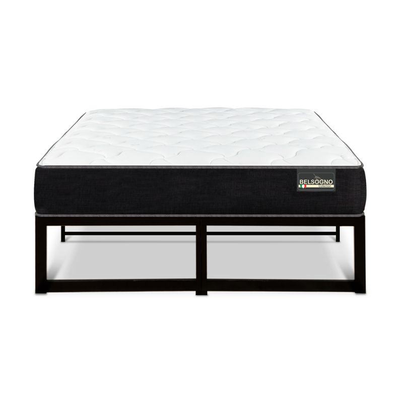 CIC - CAMA EUROPEA METALICA BELSOGNO PLUS 2 PLAZAS