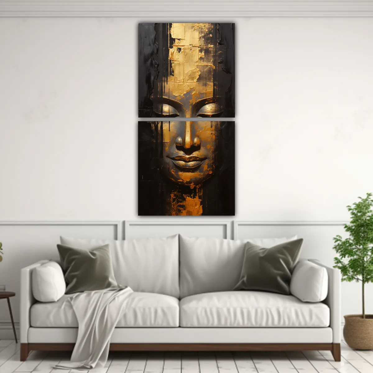 GENERICO - Pinturas Decorativas De Abstracto Estilo Oro Y 50x100 Cm