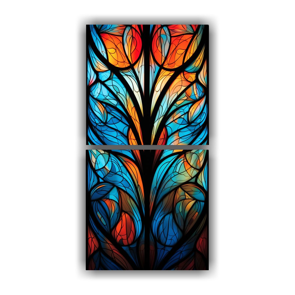 GENERICO - Cuadros Fotografía Abstracta De Patrones 60x120 Cm