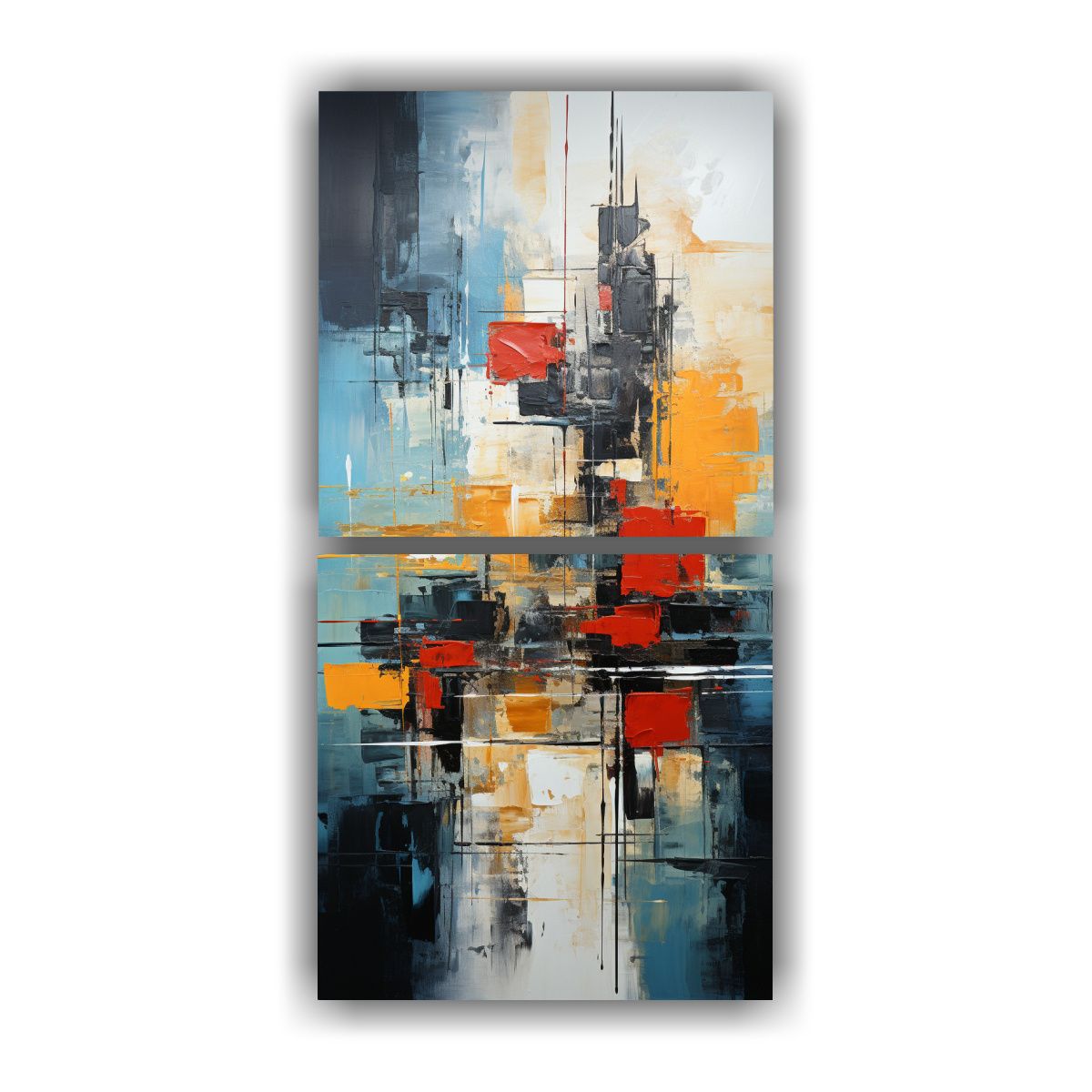 GENERICO - Pintura Decorativa Expresiva En Alta Resolución 20x40 Cm