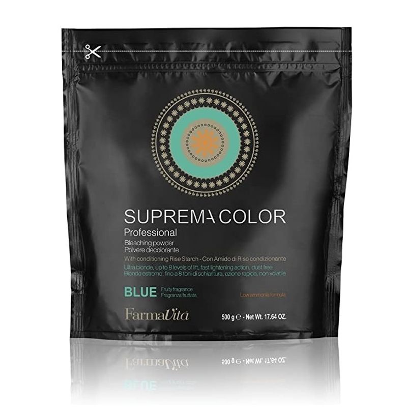 FARMAVITA - Farmavita Decolorante Suprema Color 500 Grs Tono Azul