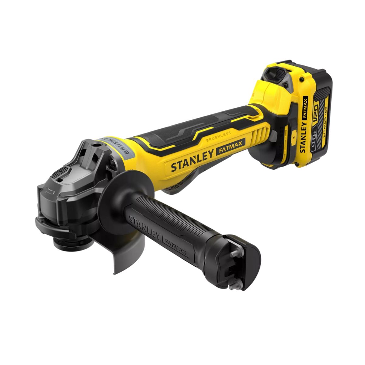 STANLEY - Kit Esmeril Angular 4-1/2” 5” Car/Bat 4Ah STANLEY SBG700M2K