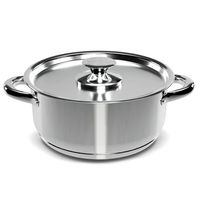 Cacerola Olla 7 Litros Acero Inoxidable 26cm De Cocina