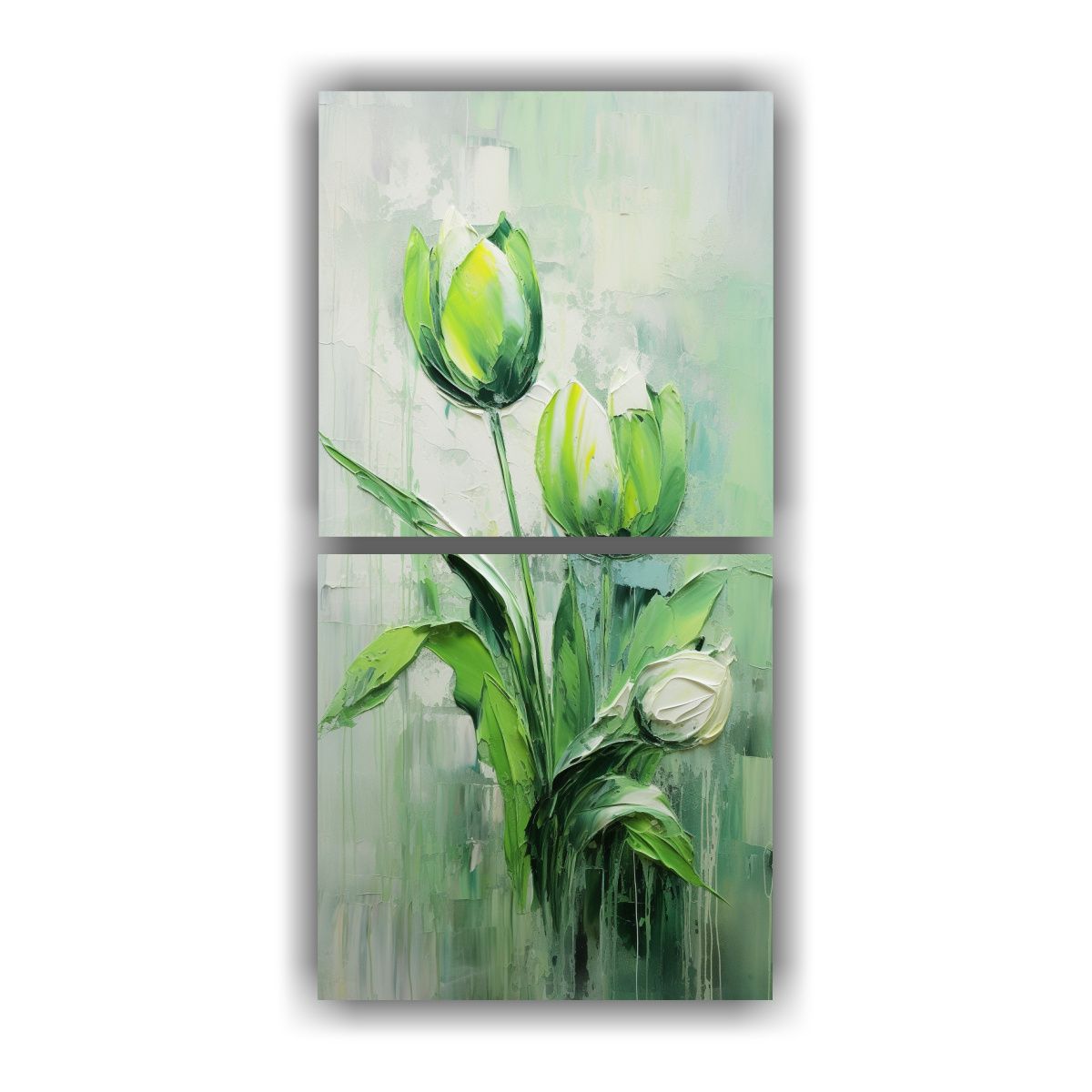 GENERICO - Pintura En Lienzo De Dos Tonos Mágico A Green 60x120 Cm