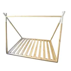 GENERICO - Cama Tipi Estilo Montessori 1 Plaza