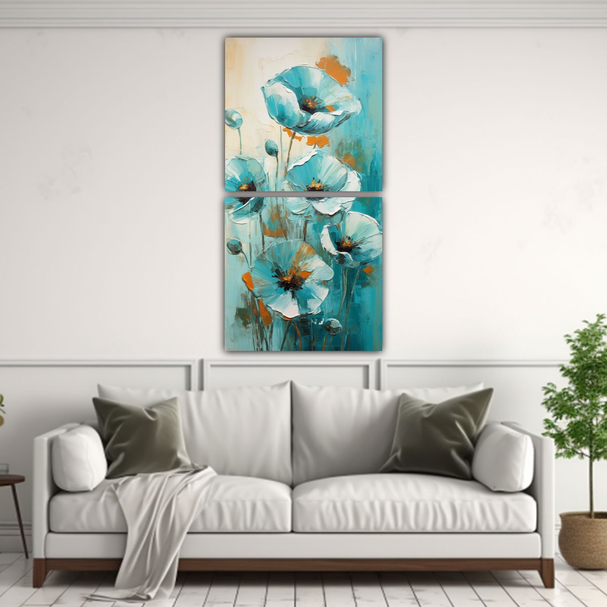 GENERICO - Cuadro De Lienzo Con Cuadro Innovadora De 60x120 Cm