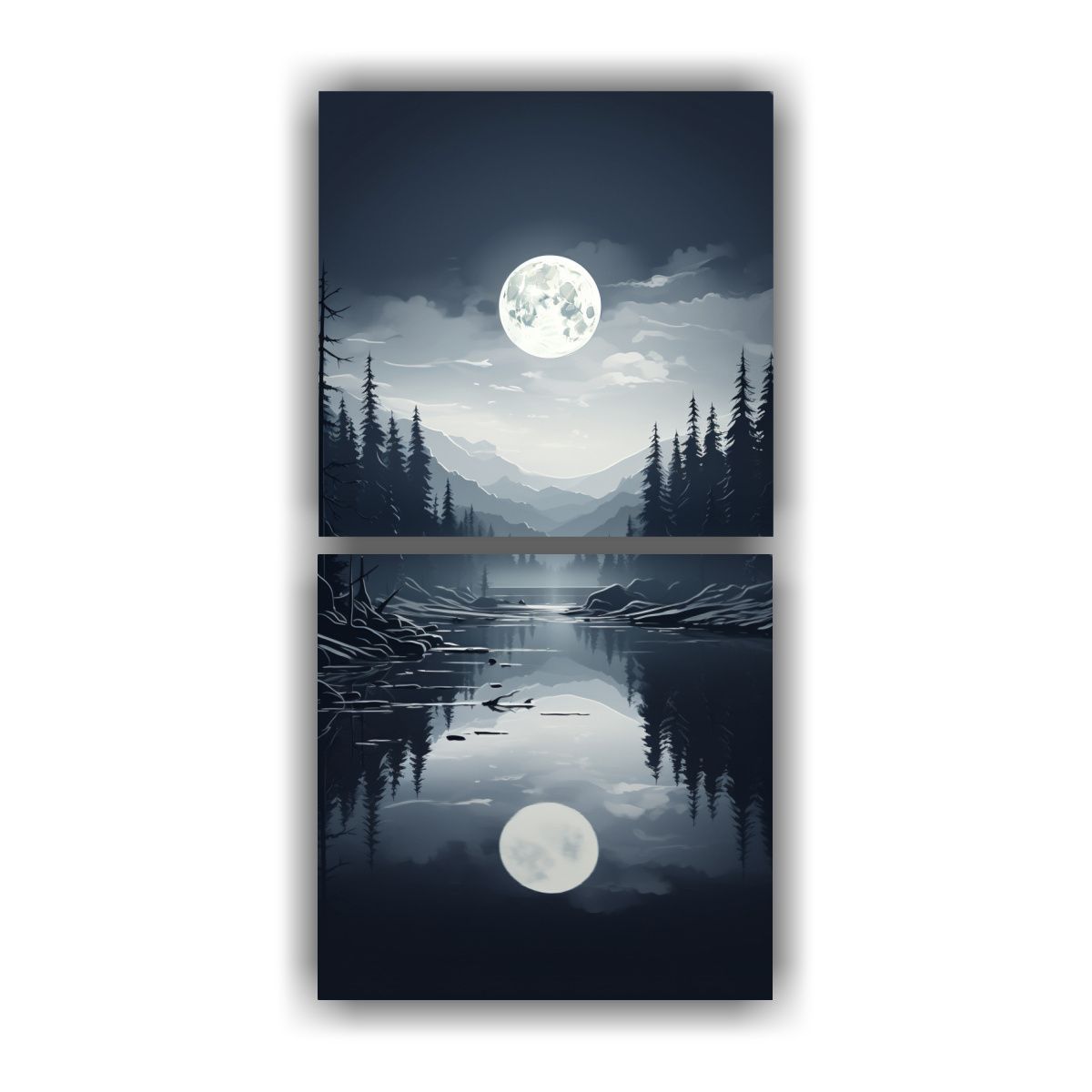 GENERICO - Pinturas Decorativas Lienzos Verticales 20x40 Cm