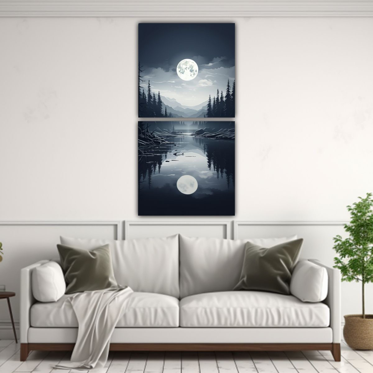 GENERICO - Pinturas Decorativas Lienzos Verticales 20x40 Cm