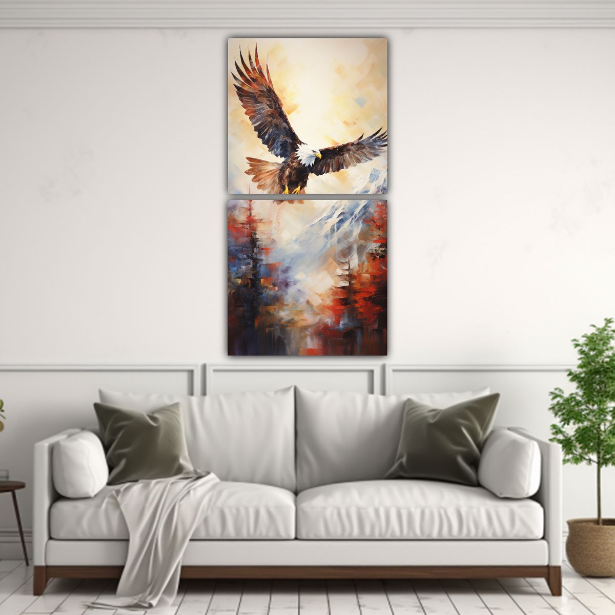 GENERICO - Pinturas Decorativas Composiciones Vida Vertical 20x40 Cm