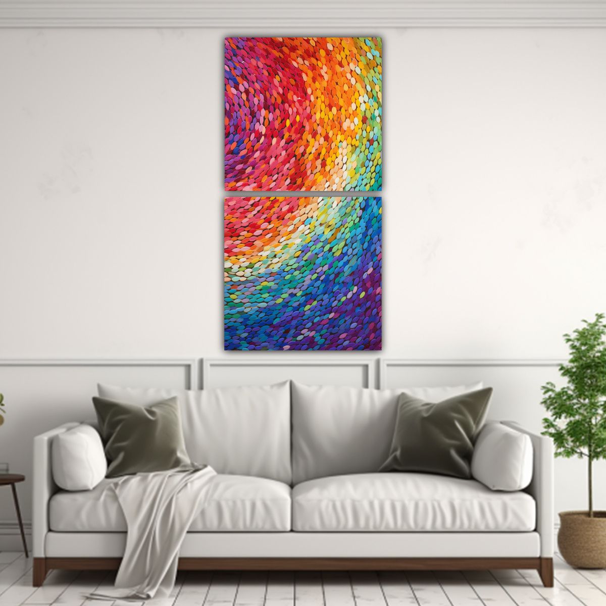 GENERICO - Pinturas Decorativas Inspiradoras De Fusión 20x40 Cm