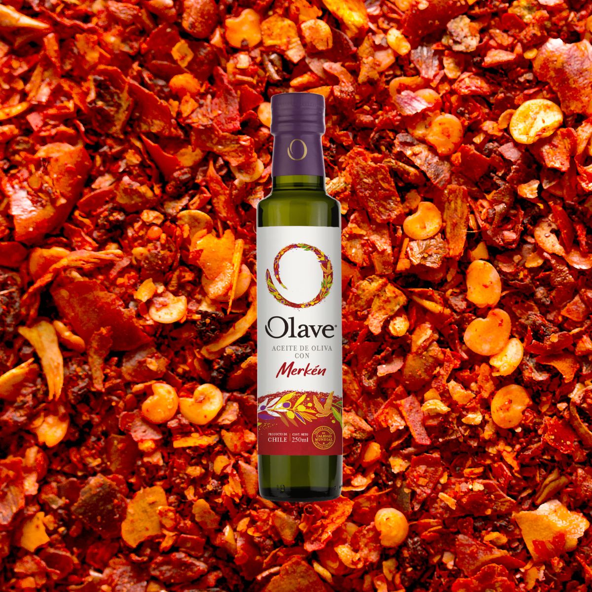 OLAVE - Aceite Oliva Extra Saborizado Olave Merken 1 x 250 ml