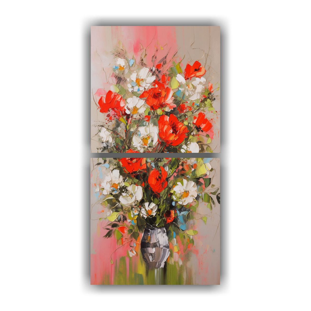 GENERICO - Cuadros Decorativos De Dos Composiciones 50x100 Cm