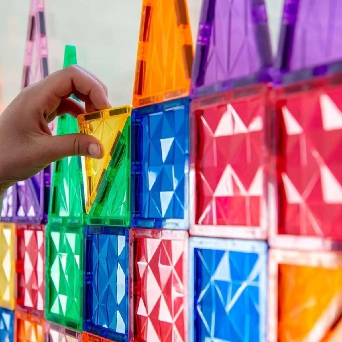 GENERICO - Juguete Magnético Bloques MagneiBlocks 32pzas